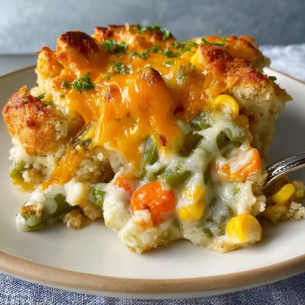 Chicken & Biscuit Dinner Cobbler