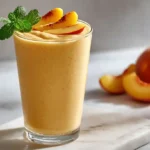 Peach Smoothie with Yogurt