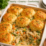 Chicken & Biscuit Dinner Cobbler