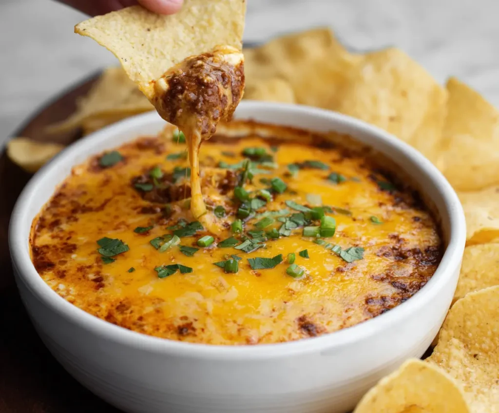 3 Ingredient Chili Cheese Dip