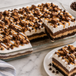 Chocolate Peanut Butter Lasagna