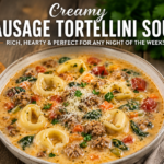 Creamy Sausage Tortellini Soup
