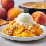 Peach Dump Cake