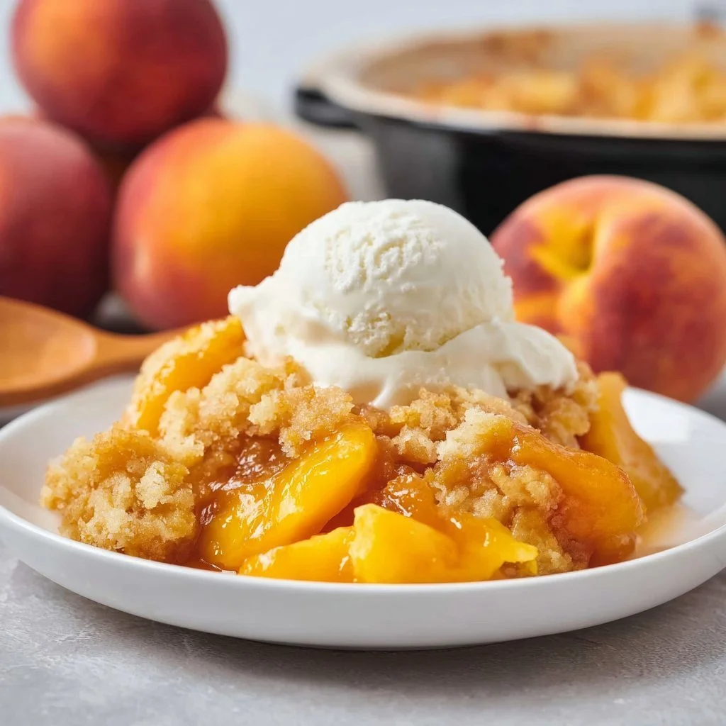 Peach Dump Cake