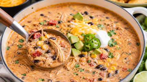 Easy Creamy Chicken Taco Soup