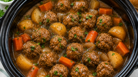 Easy Meatball Pot Roast