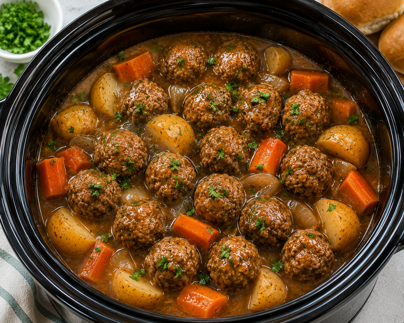 Easy Meatball Pot Roast