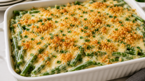 Green Bean Alfredo Casserole