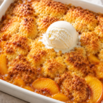 peach cobbler