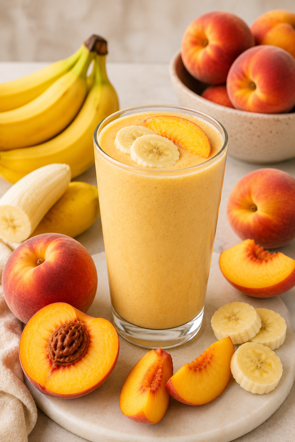 Banana Peach Smoothie