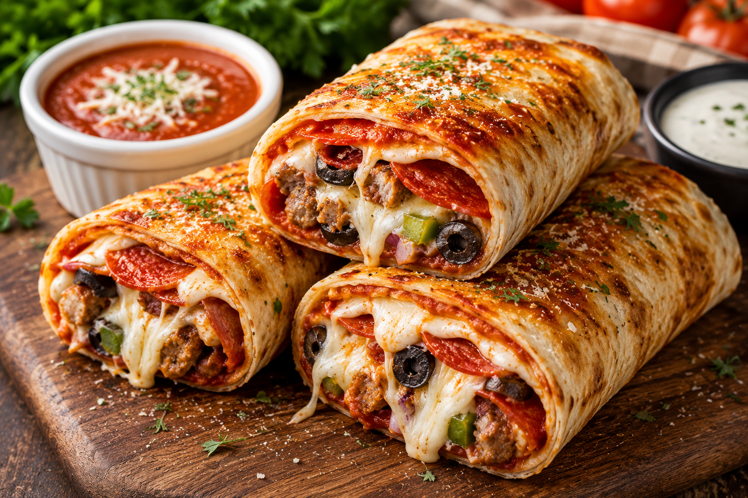 Pizza Burritos