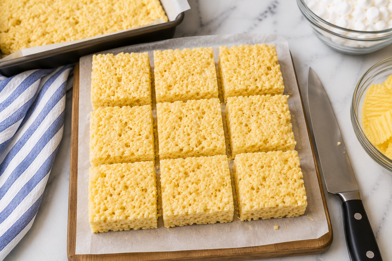 Ruffles Marshmallow Treats