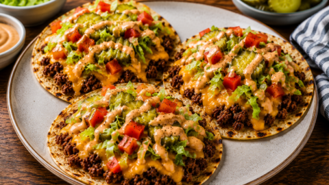 Smashed Cheeseburger Tacos