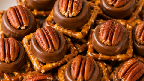 Pretzel Rolo Bites