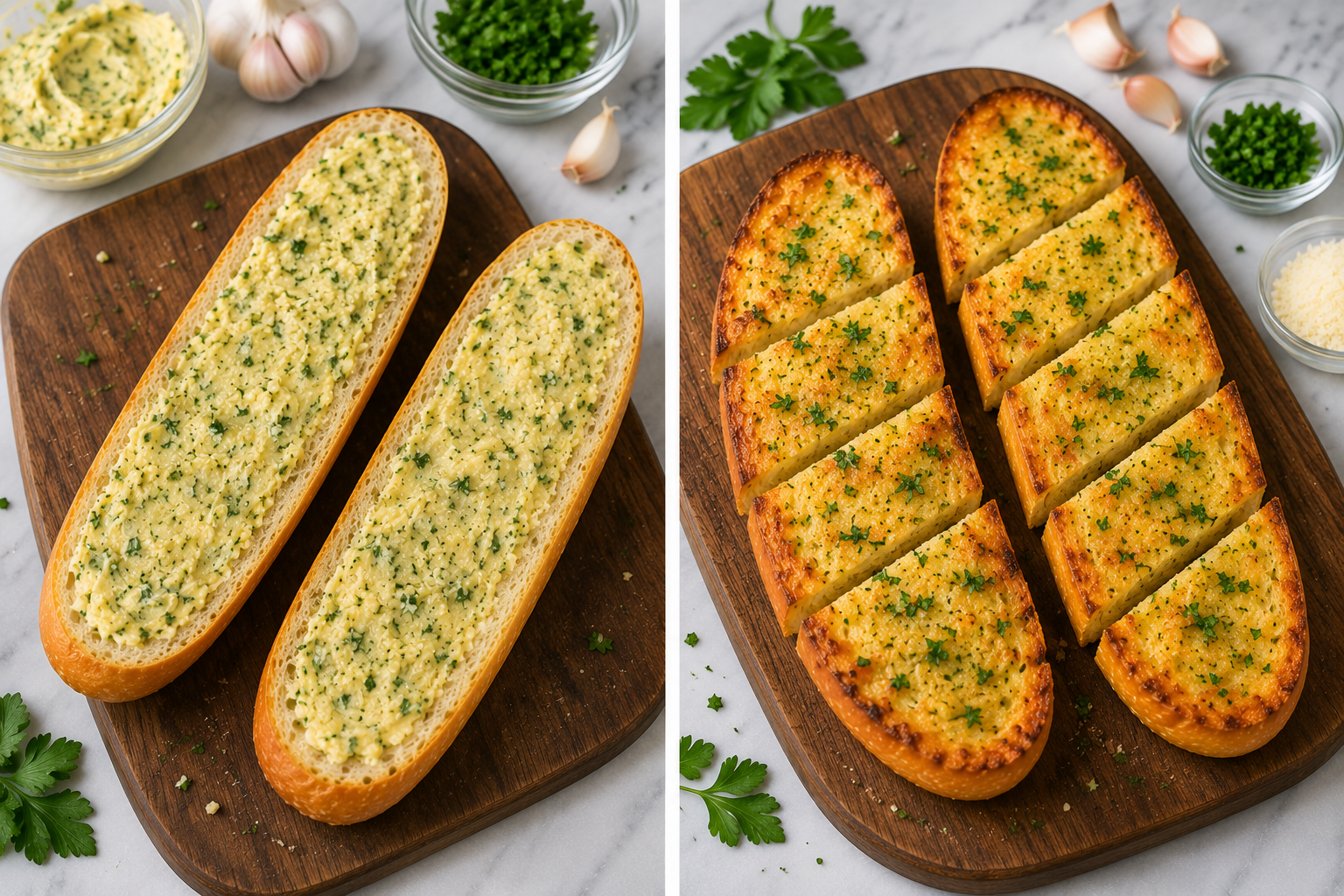 Air Fryer Garlic Bread