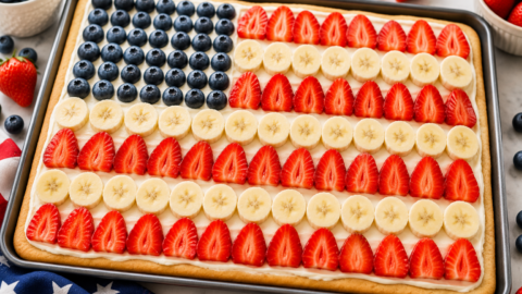 American Flag Fruit Pizza