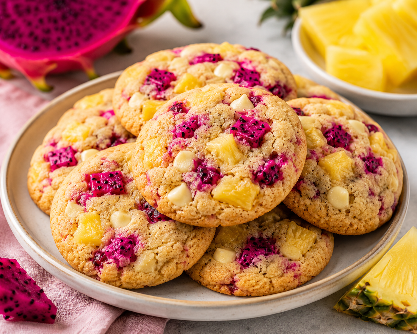 Ananas Dragon Cookies