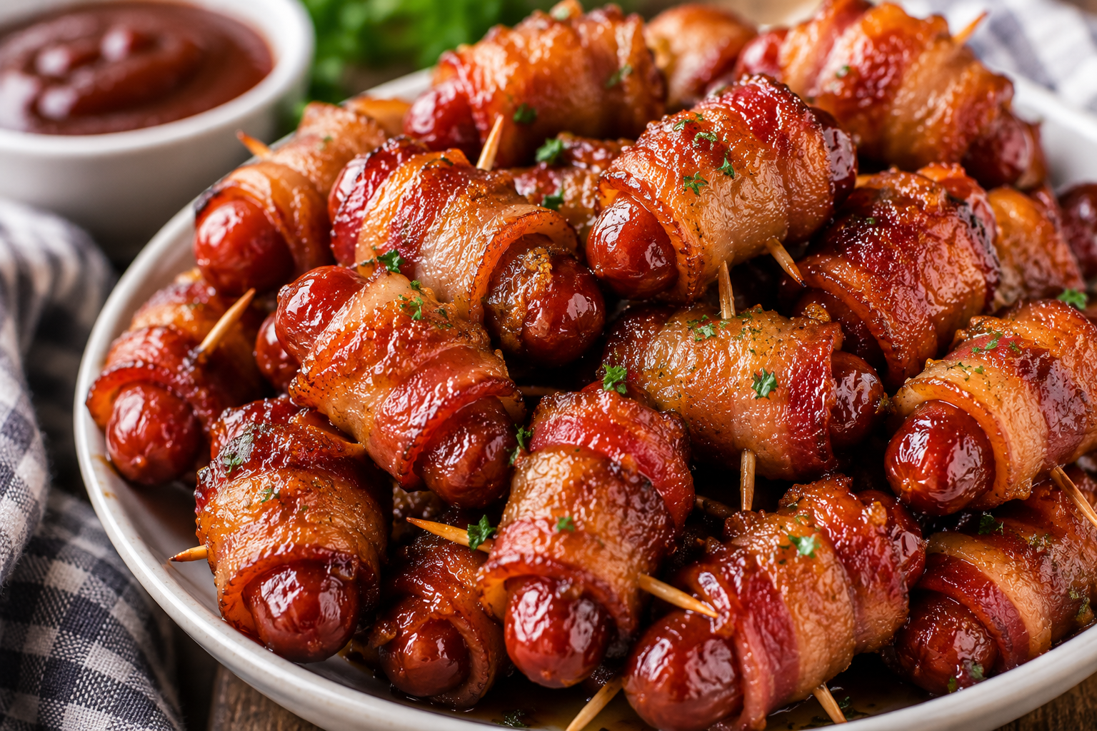 Bacon Wrapped Smokies