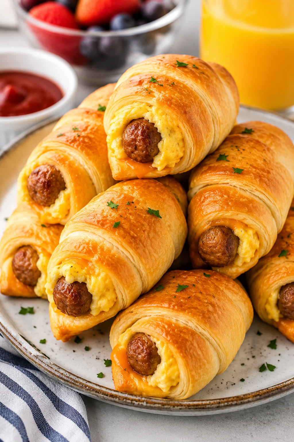 Breakfast Pigs in a Blanket