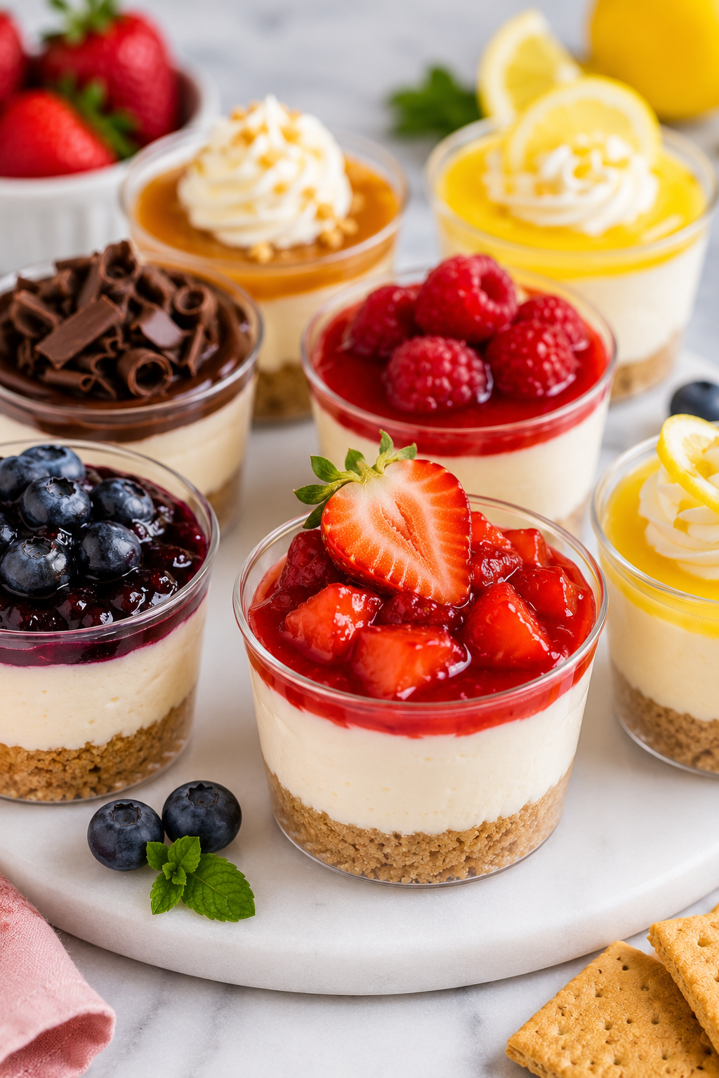 No-Bake Cheesecake Cups