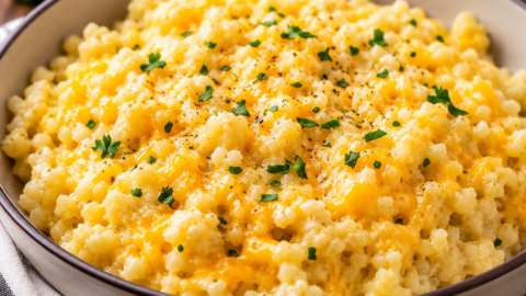 Cheesy Cauliflower Rice