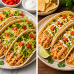 Creamy Salsa Chicken Tacos