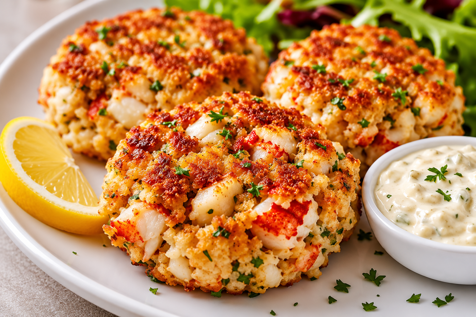 Crispy Lobster Cakes Recipe