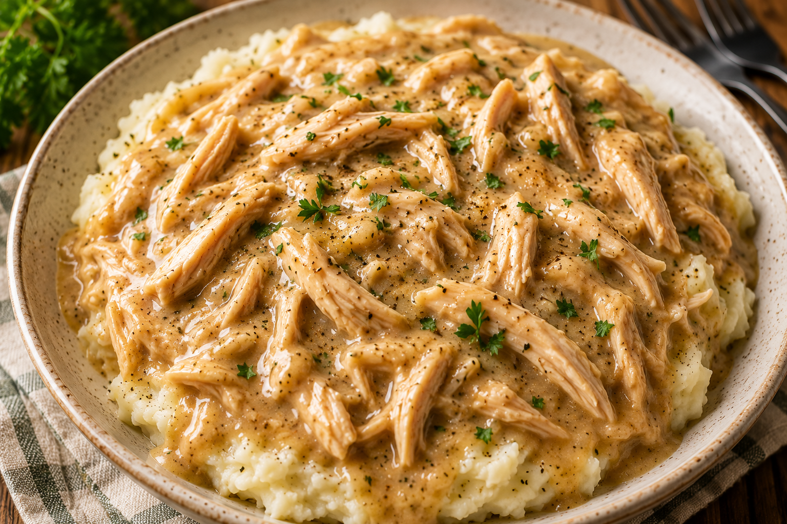 Crockpot Chicken and Gravy