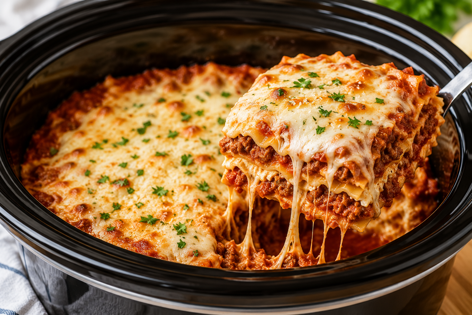 Crockpot Lasagna Recipe