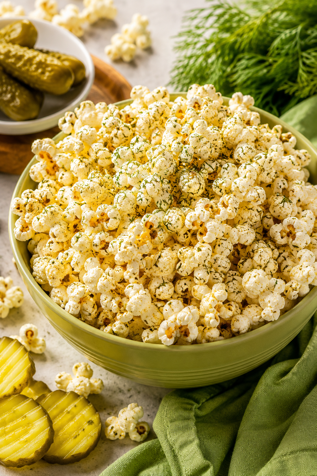 Dill Pickle Popcorn