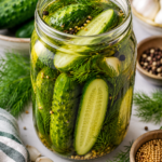 Easy Homemade Dill Pickles (Refrigerator Dill Pickles)