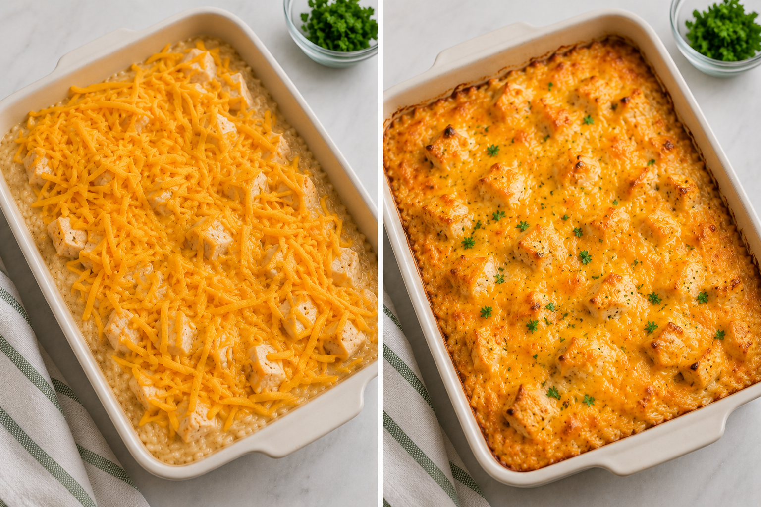 Easy Dump and Bake Chicken