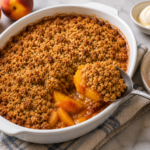 Easy Homemade Peach Crumble