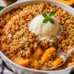 Easy Homemade Peach Crumble Recipe