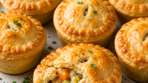 Easy Mini Chicken Pot Pies