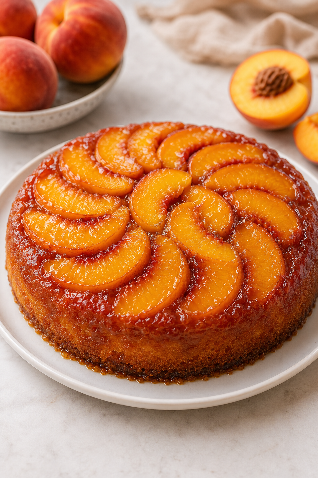 Peach Upside Down Cake