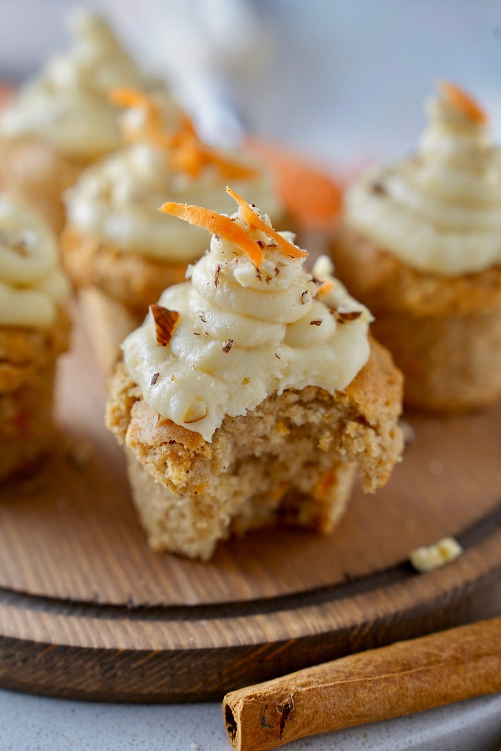 Bakery-Style Carrot Cake Muffins
