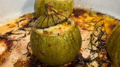 Old-Fashioned Stuffed Zucchini Recipe