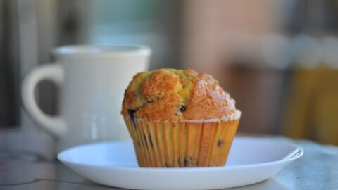 Homemade Peach Muffins