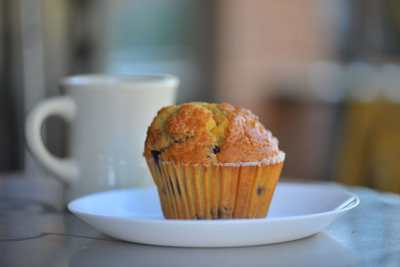 Homemade Peach Muffins
