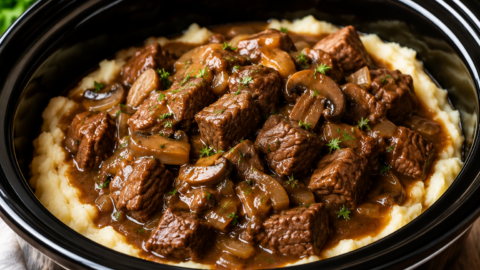 Slow Cooker Beef Tips