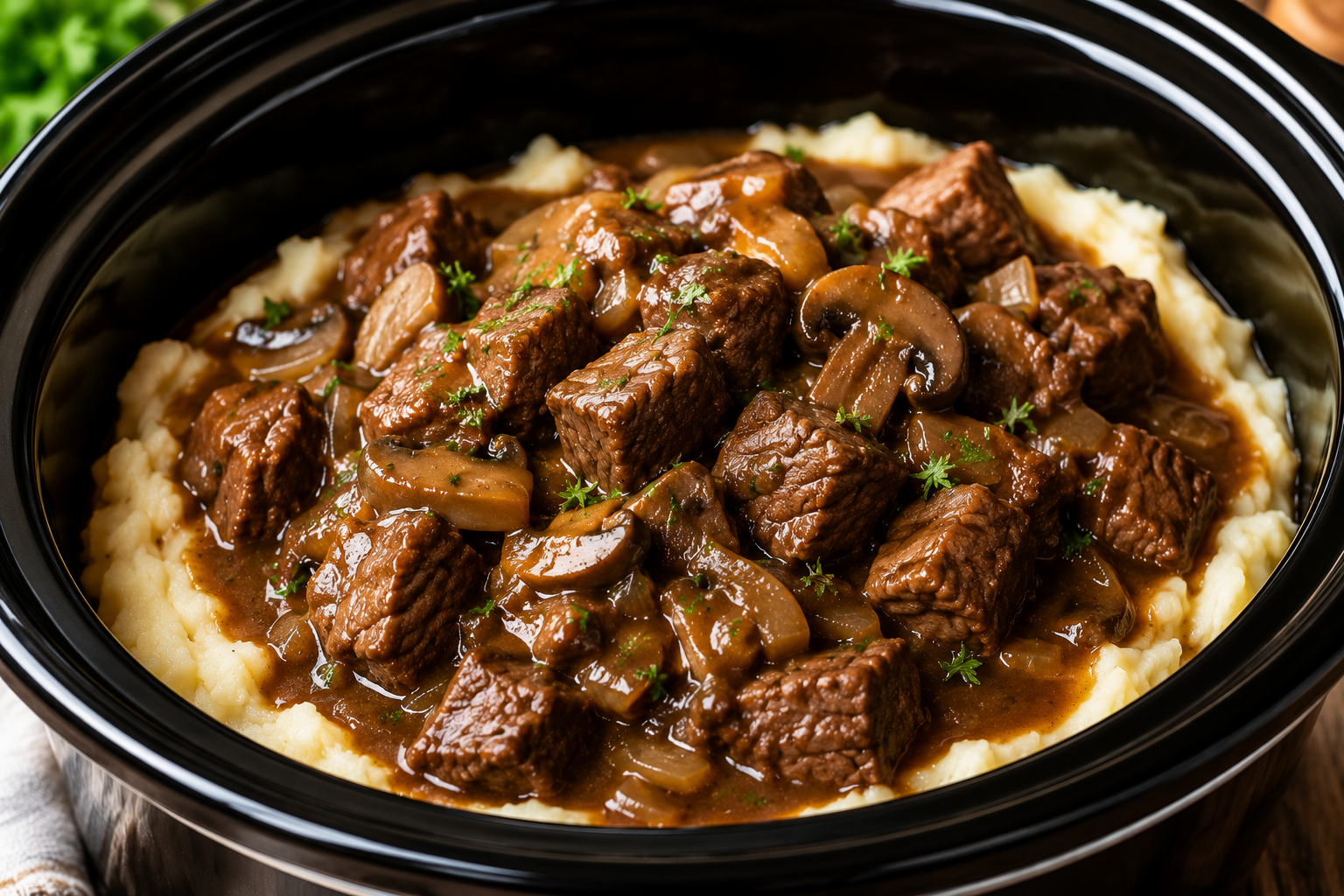Slow Cooker Beef Tips