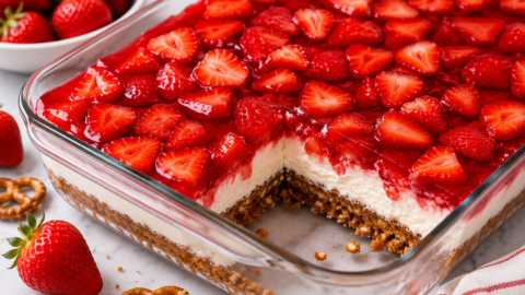 Strawberry Pretzel