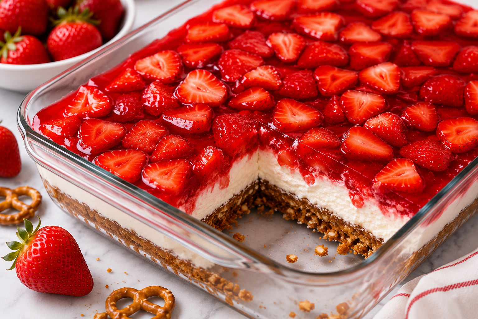 Strawberry Pretzel
