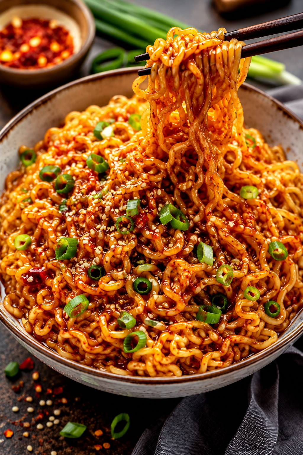 Sweet & Spicy Ramen Noodles