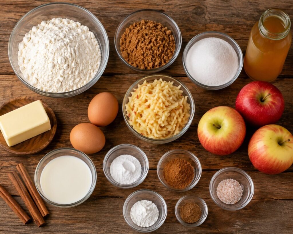 Apple Cider Cake Donuts Ingredients