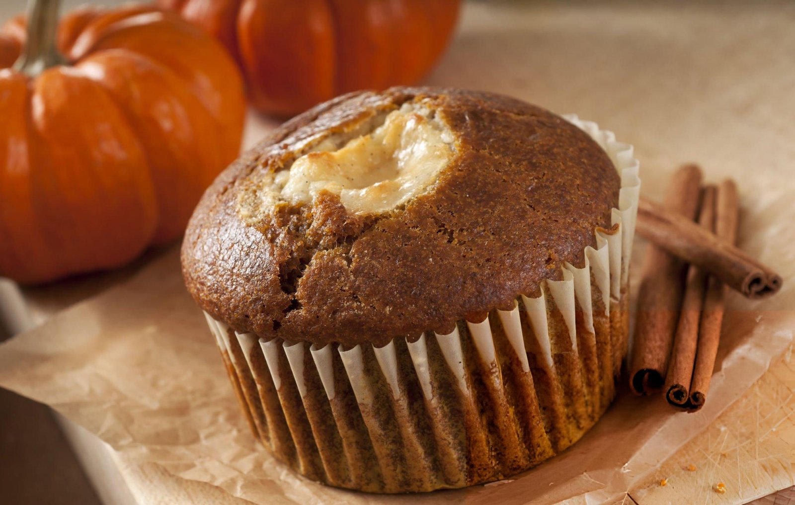 Pumpkin Cream Cheese Muffins