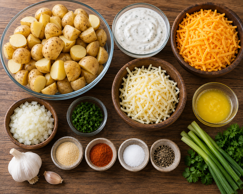 Cheesy Ranch Potatoes ingredients