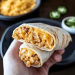 Cheesy Bean and Rice Burritos Recipe