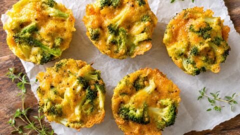 Easy Broccoli Cheese Cups